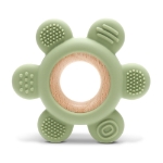 Silicone and Beech Teether FLOWER